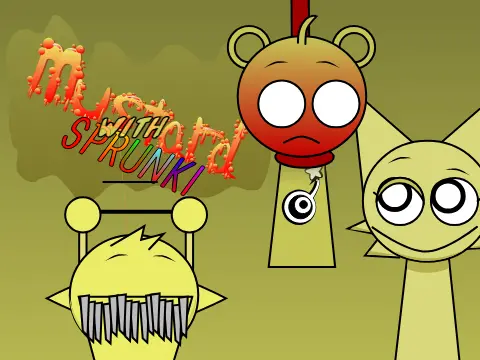 Incredibox Sprunki with Mustard Remix Logo Cover