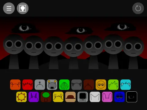 Incredibox Sprunki With Nothing Game Cover