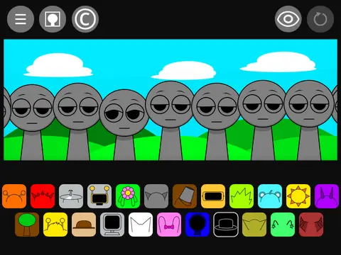 Incredibox Sprunki x Rejecz V8 mod game logo with colorful characters