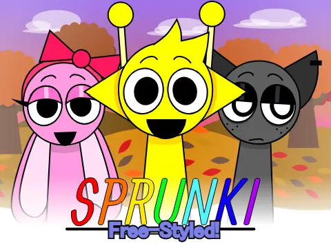 Incredibox Sprunki Free Styled game logo featuring colorful characters