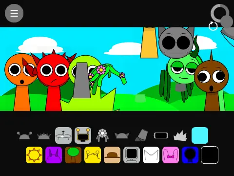 Incredibox Sprunkid V2 character mixing music beats