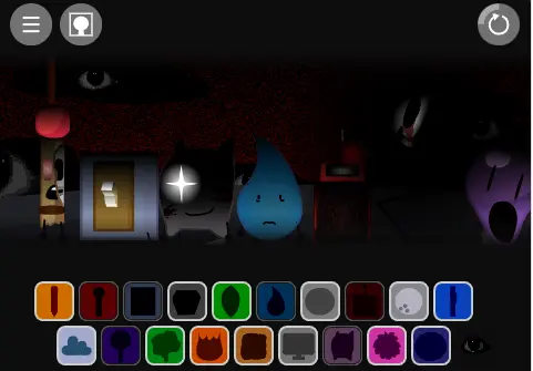 Incredibox Sprunkosc Gameplay Screenshot Gameplay screenshot of Incredibox Sprunkosc showing music mixing interface