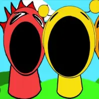 Incredibox Sprunksters Logo - Colorful music mixing game with Sprunki characters