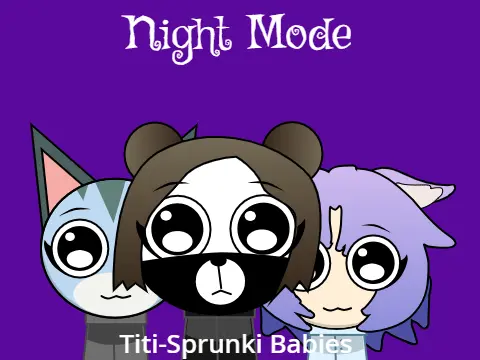 Logo for Incredibox Titisprunki Night Mode dark theme game