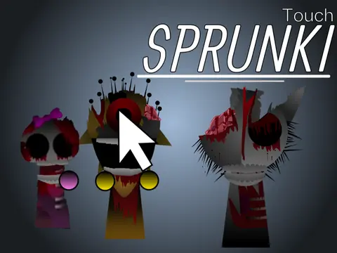 Touch Sprunkis Phase 7 game cover featuring interactive Sprunki characters