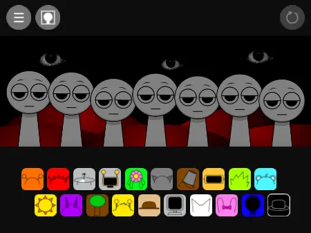 Official logo for Incredibox Uncanny Sprunki Original Remix game