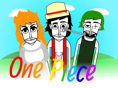Incredibox x Sprunki x One Piece Logo Cover