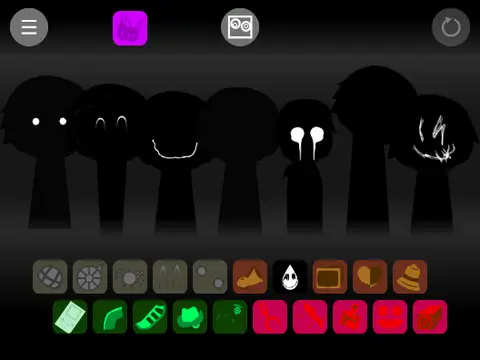 Logo for the Incridibox Melophobia Sprunki Edition music and rhythm game
