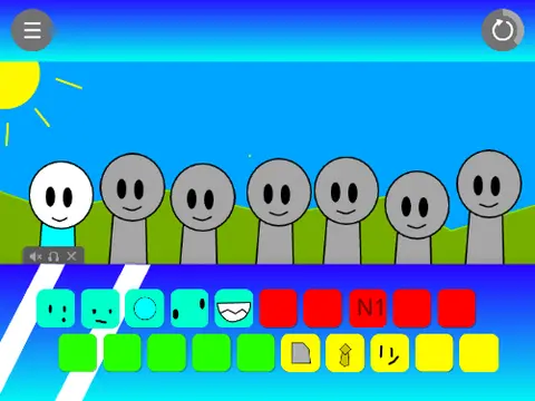 Inscratchibox Song 2 Lil Burd Unfinished game logo showing Incredibox modification interface
