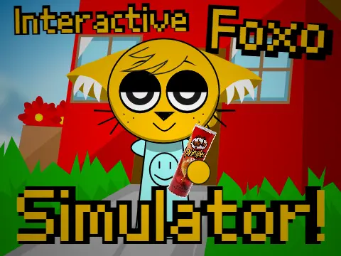 Logo for Interactive Foxo Simulator Sprunki Edition featuring Foxo character