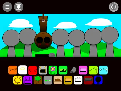Official logo for Johnny's Sprunki Mods game featuring custom Sprunki characters