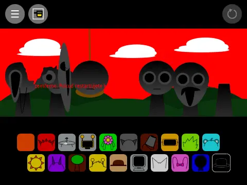 Just Sprunki 4 Unfinished Game Logo