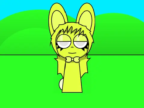 Leanna Ledworth Sprunki character in normal and horror form from Part 4