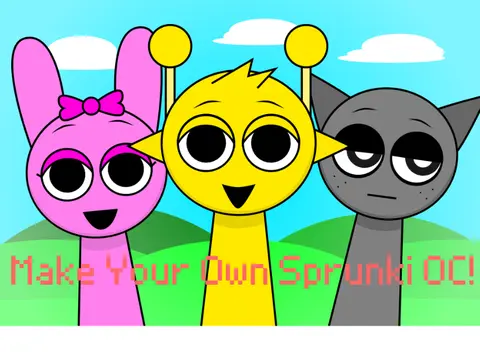 Make Your Own Sprunki OC Character Creator Custom Sprunki OC character creation interface showing design options