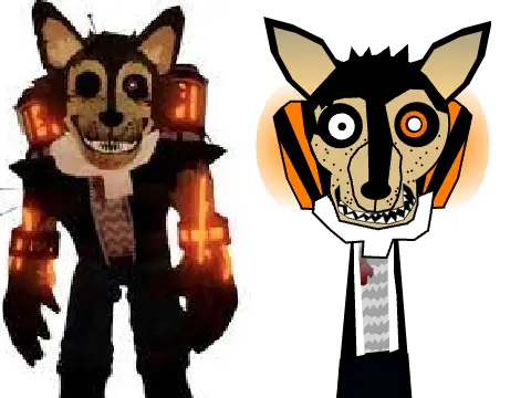 Logo showing Marley Russell from Roblox Piggy transformed into a Sprunki-style character