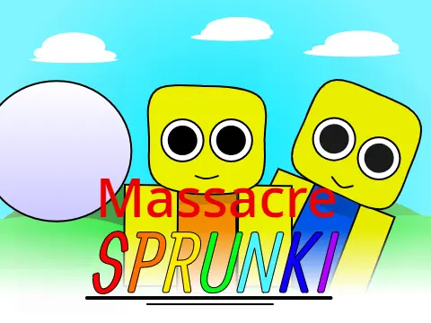 Massacre Sprunki Version 1.0 Mod Cover Art