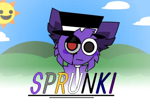 Me in Sprunki Reupload logo featuring user avatar in Sprunki style