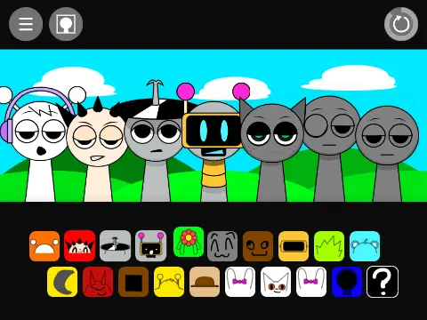 Official Sprunki Mod 2 game cover featuring mod characters