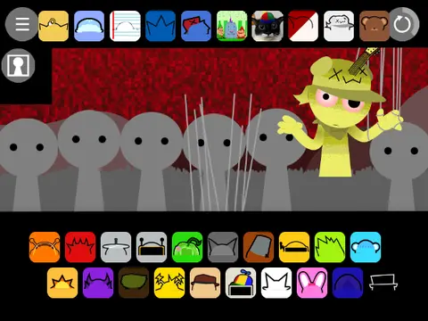 Official logo for Mod Sprunki Retake Update game featuring Sprunki characters