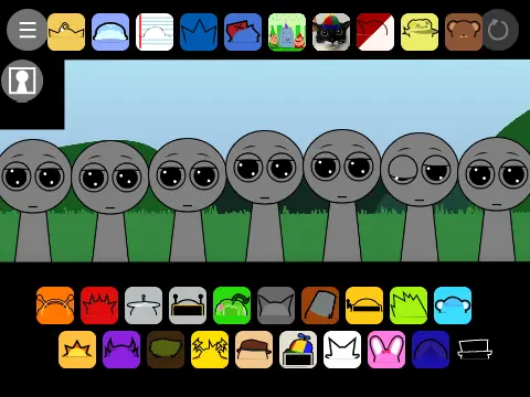 Mod Sprunki Retake Update Remix ¡Cutes character and logo