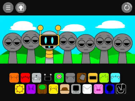 Modded Sprunki Or Smth Lol humorous parody rhythm game with meme sounds
