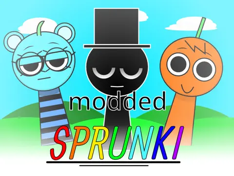 Moded Sprunki More Characters Game Cover