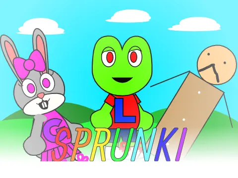 Mr. Hyde and Friends Sprunki Game Logo