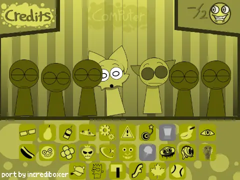 Mustard Sprunki Pyramixed Update Game Logo