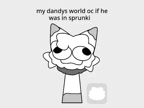 Dandy's World Character in Sprunki Universe Game