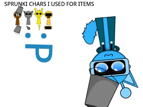 My New 2025 Sprunki OC Logo Cover Image featuring Jake