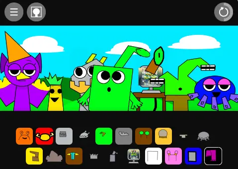 My Singing Sprunkis Gameplay - Create Your Musical Mix My Singing Sprunkis Gameplay - Mixing different Sprunki characters