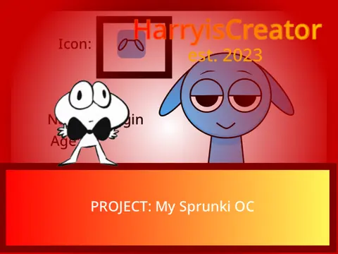 My Sprunki OC game logo for creating custom Sprunki original characters