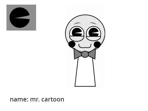 Personal Sprunki original character design and customization interface