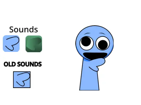 Logo for the original Sprunki character Ethan from 