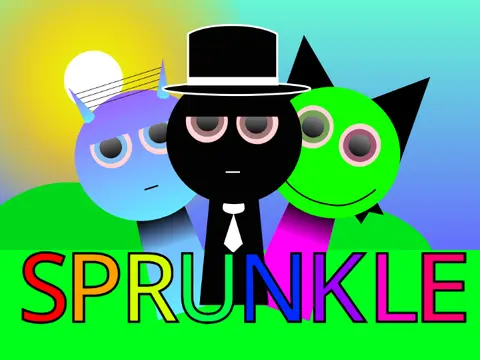 Official My Sprunki Remake Sprunkle game logo featuring updated sprunkle character design