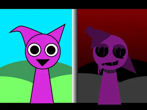 My Sprunki Remix Remix double remix version game cover featuring layered musical elements