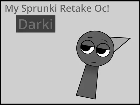 My Sprunki Retake OC game logo showing personalized Sprunki character creation