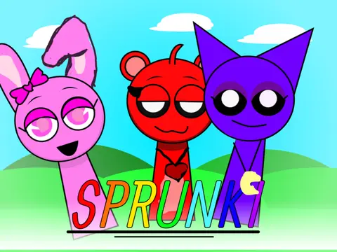 My Version of Sprunki horror game with custom OC characters and spooky music