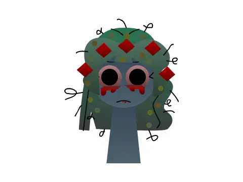 Aunie Sprunki Horror Character in Incredibox Sprunki Phase Game