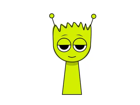 New Sprunki Dylan Yellow Green Spooky Version - Halloween Sprunki Gameplay