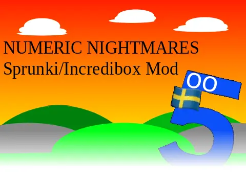 Numeric Nightmares Sprunki Incredibox Mod Logo