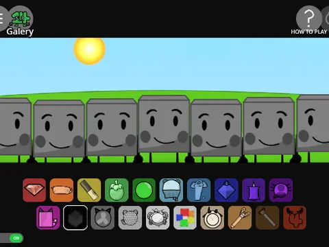 Objectbox Abgerny 12 colorful music game characters