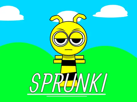 Logo for Objectbox and Sprunki crossover remix game version 2