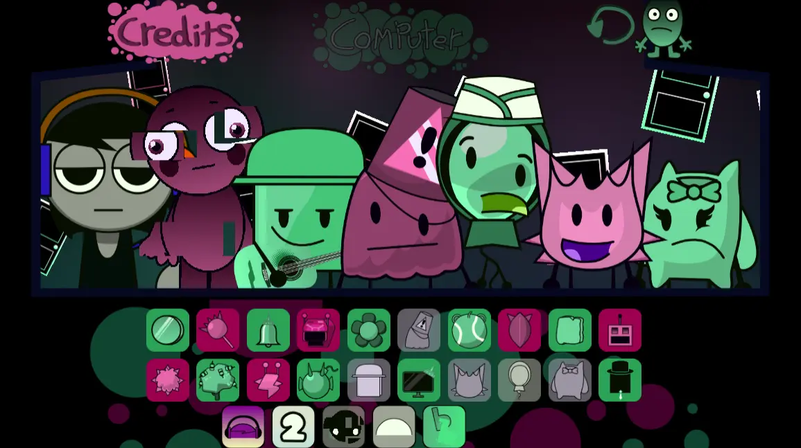 ObjectBox Sprunkstard Gameplay Features ObjectBox Sprunkstard Gameplay Screenshot - Showing Character Customization