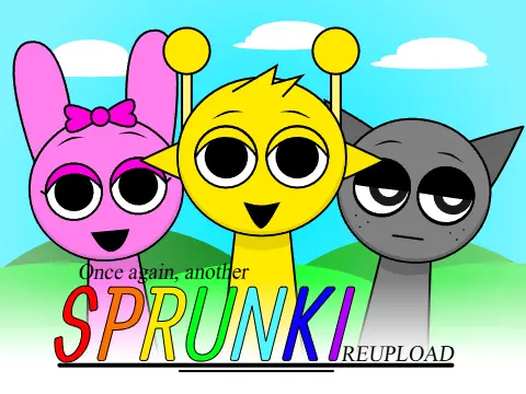 Once Again a Sprunki Re-Upload gameplay logo