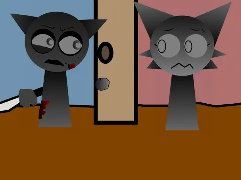 Open the Door Animatic Swapped Sprunki AU Mix logo and gameplay cover