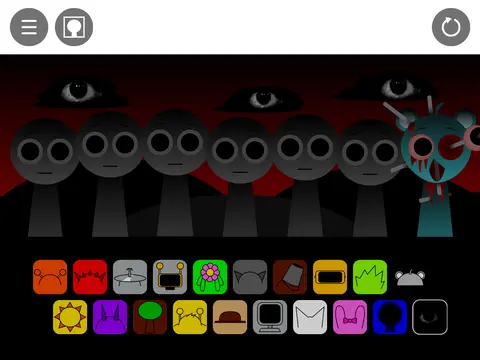 Para Sprunki Reamake game logo featuring iconic Sprunki characters