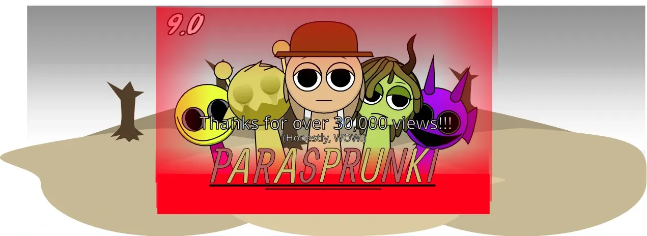 Parasprunki Remix-2 Game Cover - Sprunki Characters Infected by Parasite