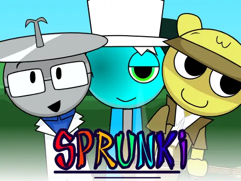 Parodybox Sprunki with My Whitehat OC Game Cover