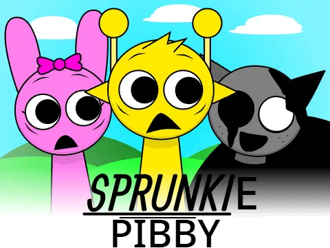 Pibby version of Sprunki character with unique design